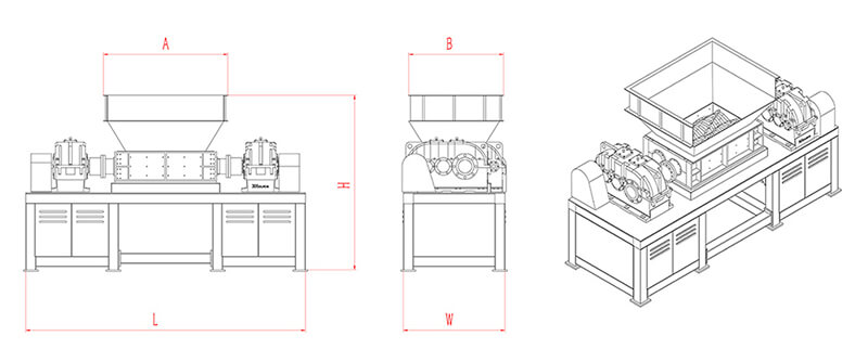 <a href='http://anenr.cn/ssxl/1621.html' target='_blank'><span>壓塊撕碎機</span></a>結(jié)構(gòu)